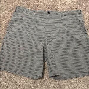 Hurley Men's Gray Patterned Shorts